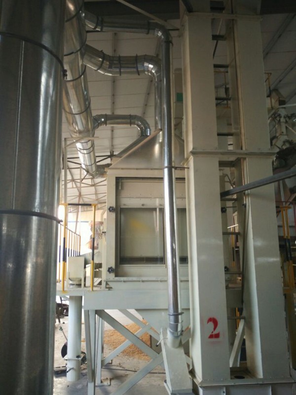 初清篩除塵管路